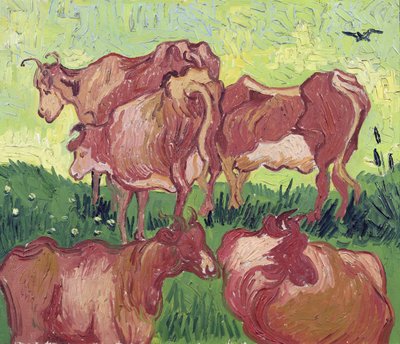 Cows, 1890 by Vincent van Gogh
